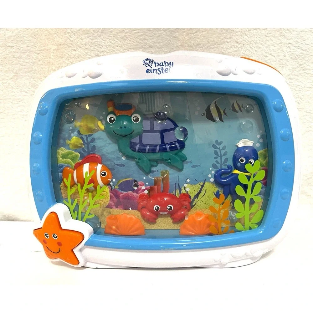 Baby Einstein Sea Dreams Sleep Soother Music Crib Toy Fish Tank Aquarium WORKS